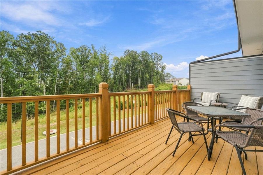 Exterior details and patio area of a home in , Sugar Hill (Image 25).