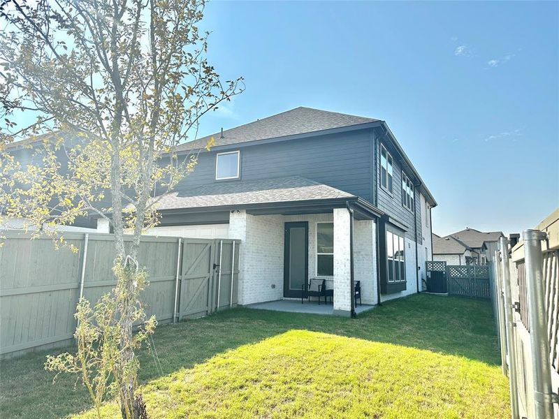Exterior details and patio area of a home in , Northlake (Image 2). Exterior details and patio area of a home in , Northlake (Image 2).