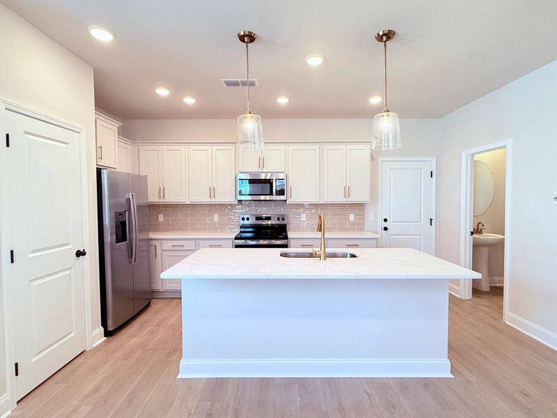 Kitchen & Powder Room