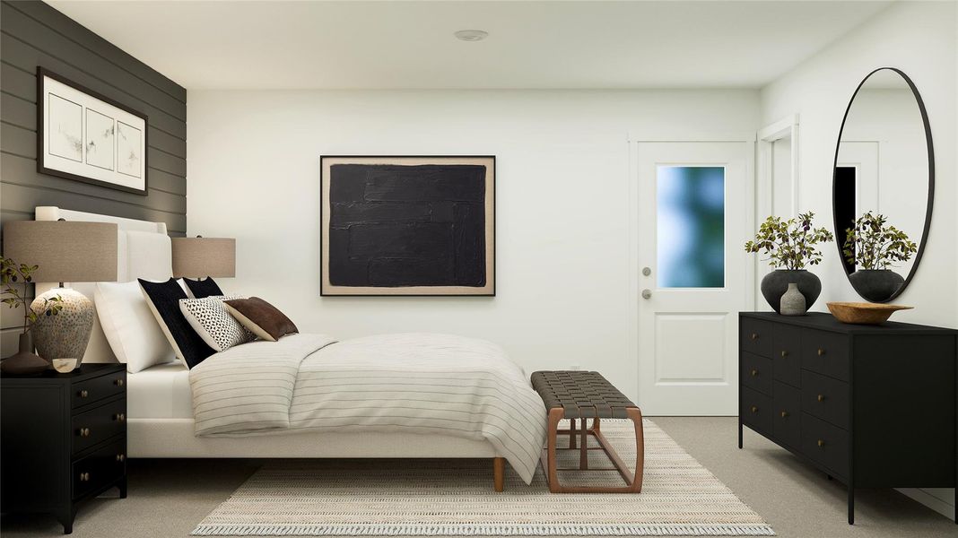 Furnished interior view inside a new home in Santa Fe Village, Cleveland (Image 6).