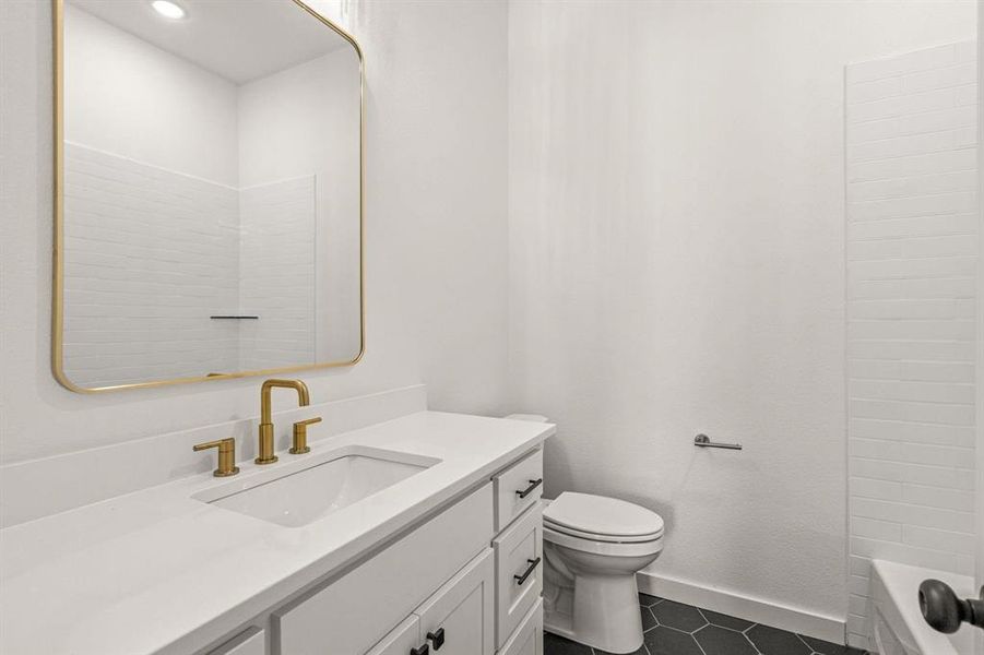 Furnished interior view inside a new home in , Aledo (Image 3).