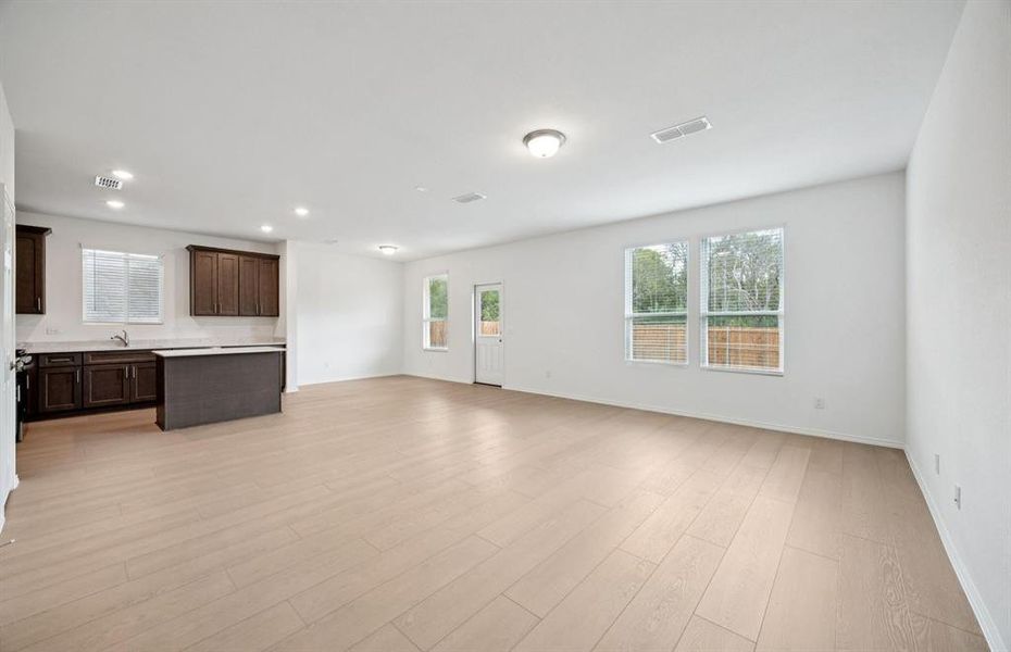 Gathering room with view of main living areas