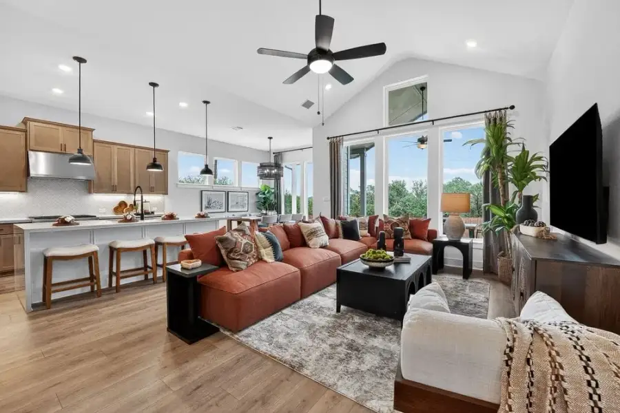 Representative furnished interior of a home built from the Lamar by Taylor Morrison in Eastwood, Manor (Image 10).