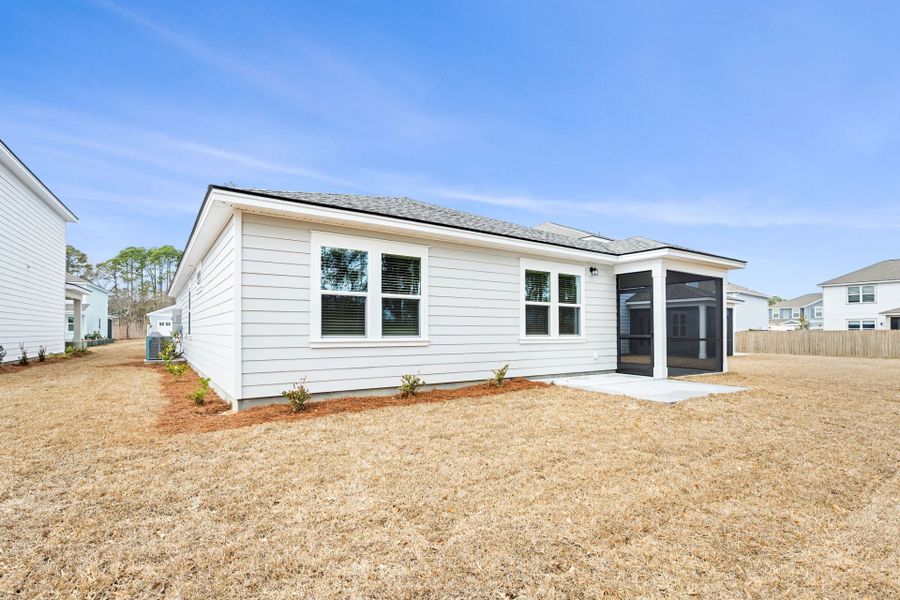 Exterior details and patio area of a home in Salem Bay, Beaufort (Image 22).