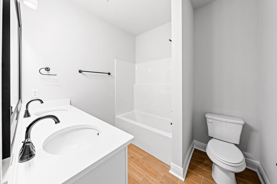 Furnished interior view inside a new home in Sentinel Ridge, Pace (Image 7). Furnished interior view inside a new home in Sentinel Ridge, Pace (Image 7).