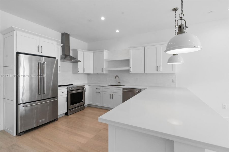 Furnished interior view inside a new home in , Islamorada, Village of Islands (Image 7).