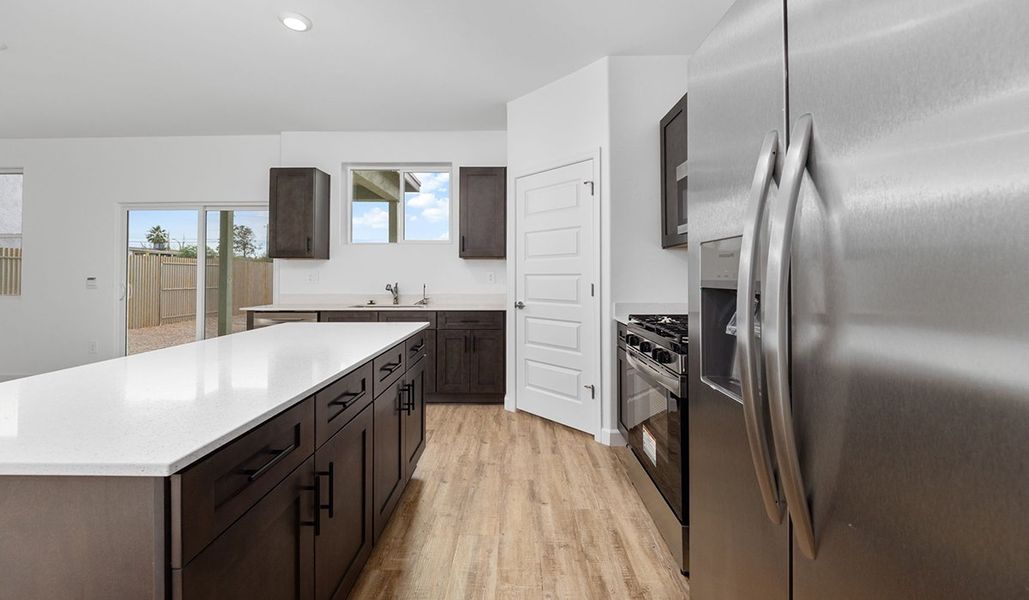 Representative furnished interior of a home built from the Elm - C30E by D.R. Horton in Redford Estates, Tucson (Image 7).