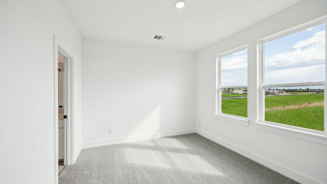 Representative unfurnished interior of a home built from the Mason III by Southgate Homes in Painted Tree 50' Series, McKinney (Image 25). Representative unfurnished interior of a home built from the Mason III by Southgate Homes in Painted Tree 50' Series, McKinney (Image 25).