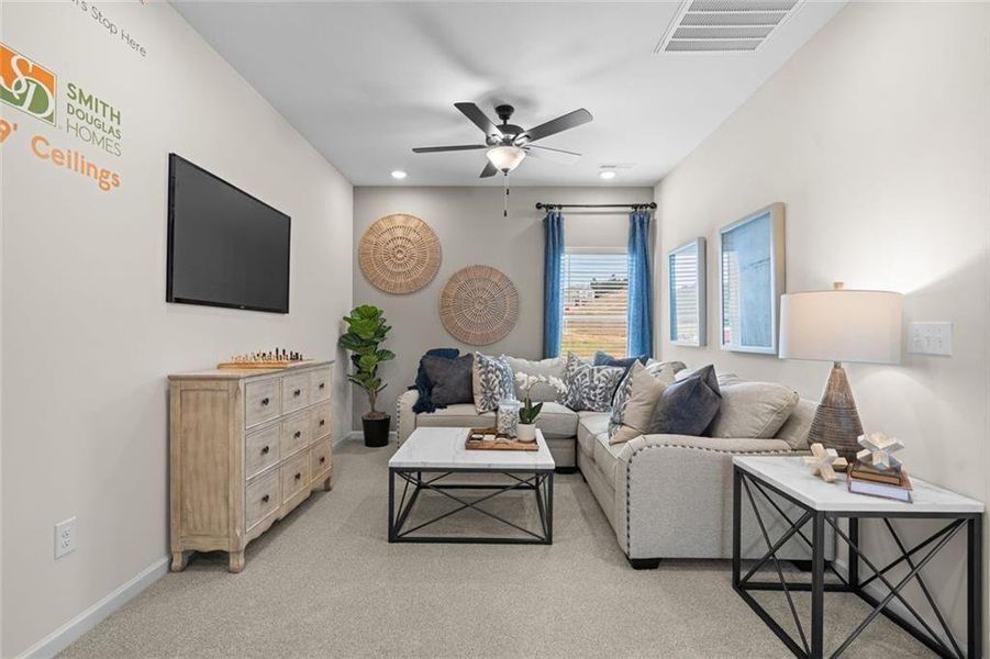 Furnished interior view inside a new home in Sanders Park, Austell (Image 17).