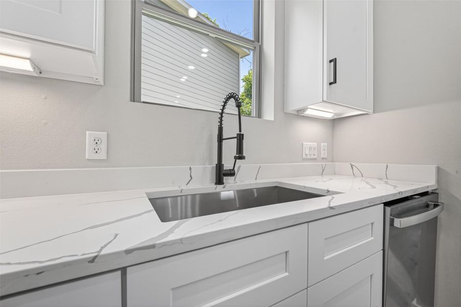 Close-up of interior finishes inside a home in , Houston (Image 18).