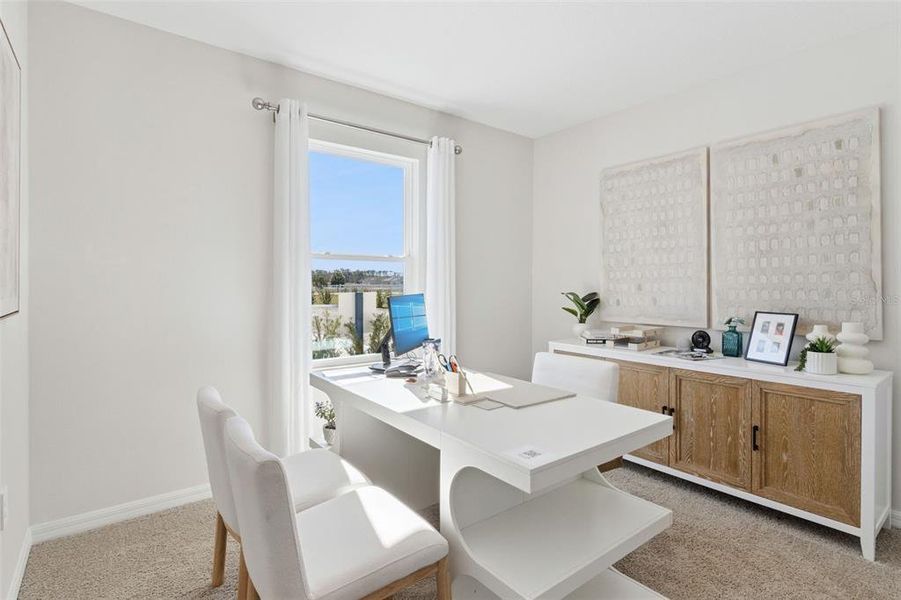 Furnished interior view inside a new home in , Haines City (Image 21).