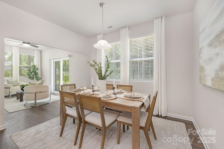 Furnished interior view inside a new home in , Salisbury (Image 4). Furnished interior view inside a new home in , Salisbury (Image 4).
