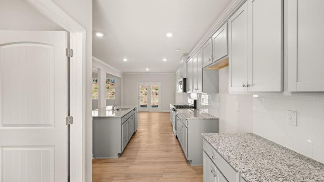 Furnished interior view inside a new home in Northwoods at Mirror Lake, Villa Rica (Image 4). Furnished interior view inside a new home in Northwoods at Mirror Lake, Villa Rica (Image 4).