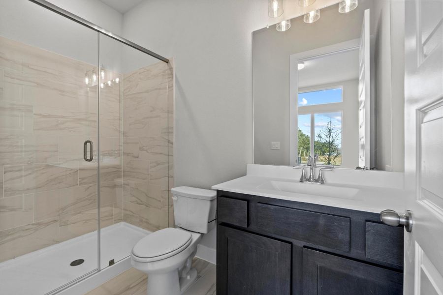 Furnished interior view inside a new home in Parmer Ranch, Georgetown (Image 18).