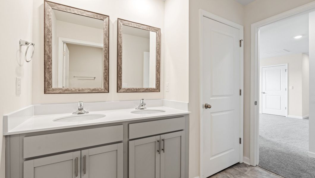 Furnished interior view inside a new home in Foxbank, Gray Court (Image 14). Furnished interior view inside a new home in Foxbank, Gray Court (Image 14).