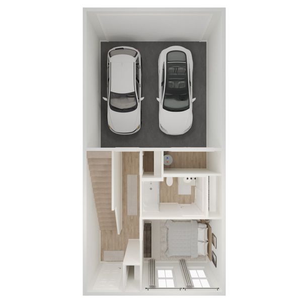 Image 16 representing the Cape May (Interior) by K. Hovnanian® Homes in Townes at Northlake, Oviedo, FL.