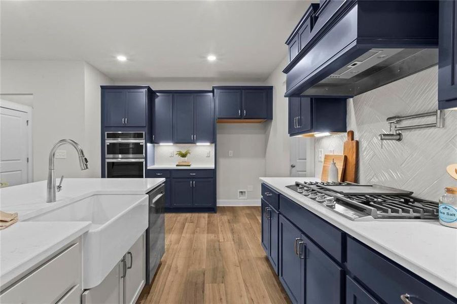 Furnished interior view inside a new home in , Dallas (Image 15).