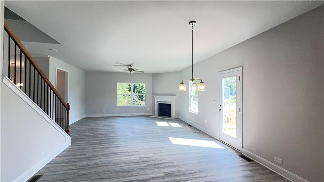 Spacious, unfurnished interior of a new home in Habersham Meadows, Demorest (Image 18).