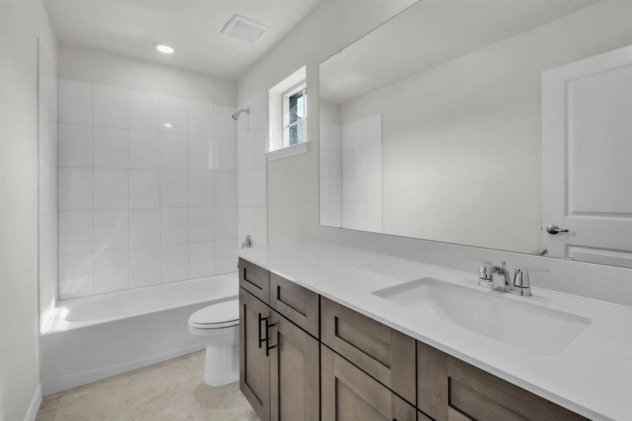 Furnished interior view inside a new home in The Landing at Hidden Lakes, McKinney (Image 14).