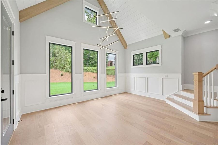 Spacious, unfurnished interior of a new home in , Braselton (Image 25). Spacious, unfurnished interior of a new home in , Braselton (Image 25).