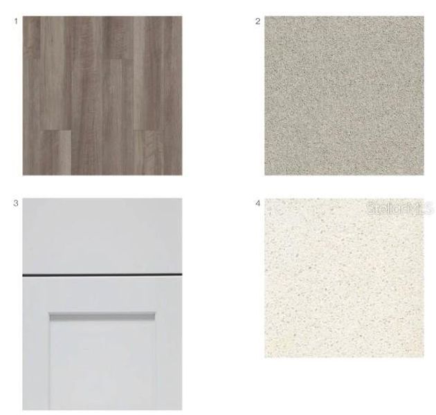 Sample of building materials used in homes in Waterstone, Groveland (Image 12).