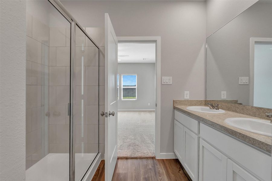 Furnished interior view inside a new home in Barrett Crossing, Crosby (Image 10).