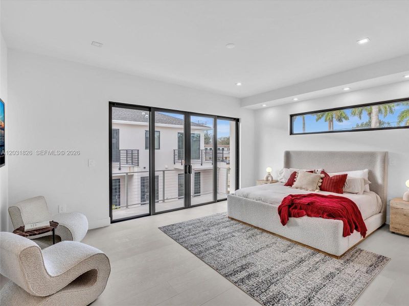 Furnished interior view inside a new home in , Dania Beach (Image 17).