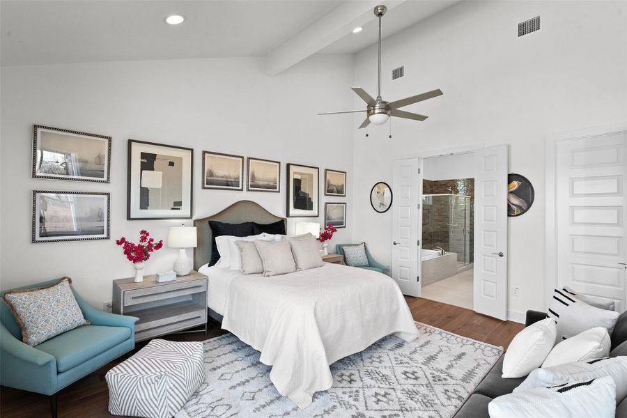 Furnished interior view inside a new home in Agave, Austin (Image 6).