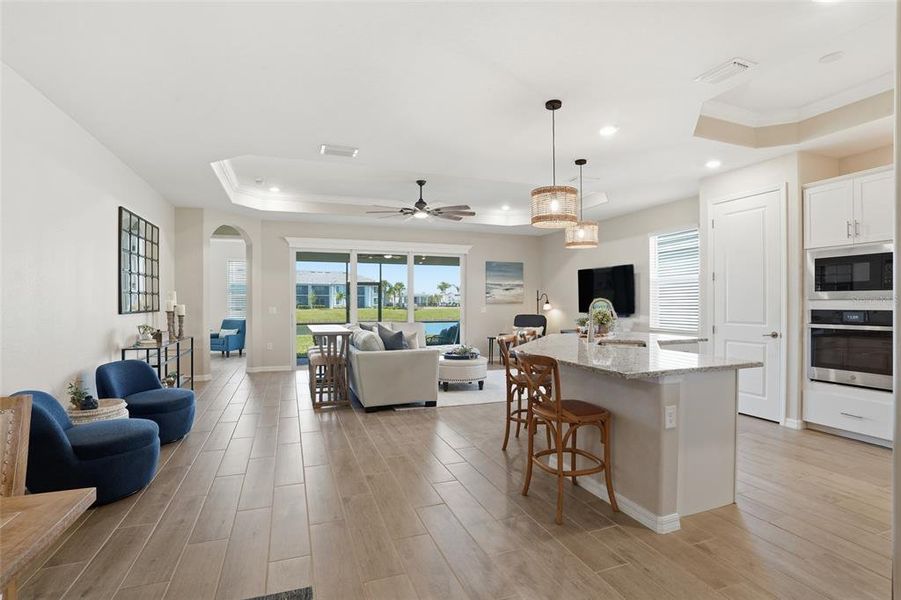 Furnished interior view inside a new home in , Punta Gorda (Image 27).