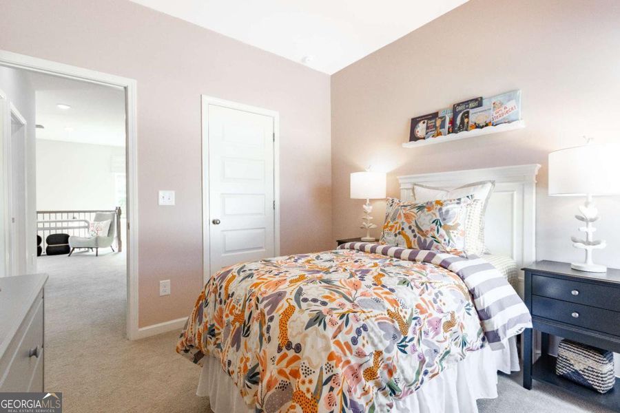 Furnished interior view inside a new home in Bryson Farms, Byron (Image 33).