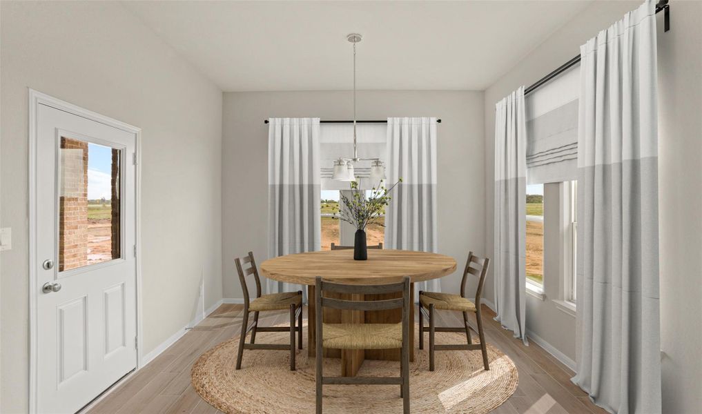 Sun-lit dining area (*Photo not of actual home and used for illustration purposes only.) Sun-lit dining area (*Photo not of actual home and used for illustration purposes only.)