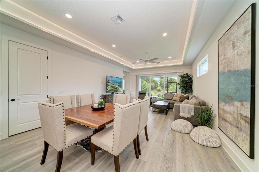 Furnished interior view inside a new home in , Sarasota (Image 8).