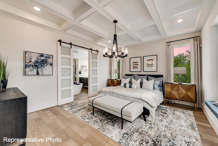 Furnished interior view inside a new home in Grand Estates of Anna, Anna (Image 8).