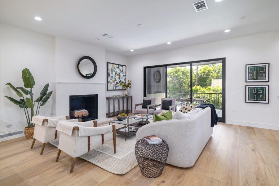 Furnished interior view inside a new home in , Austin (Image 28). Furnished interior view inside a new home in , Austin (Image 28).