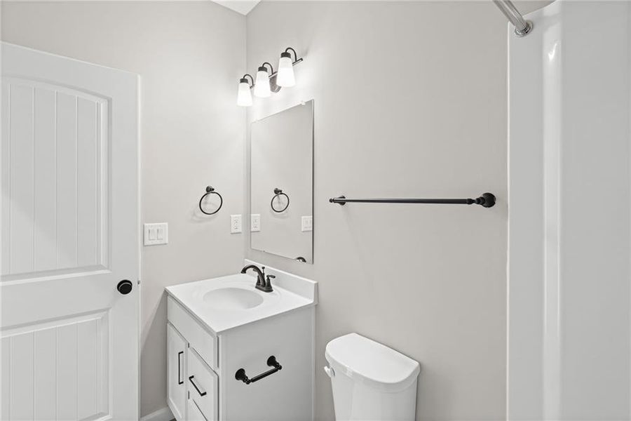 Furnished interior view inside a new home in The Reserve At Liberty Park, Braselton (Image 11).