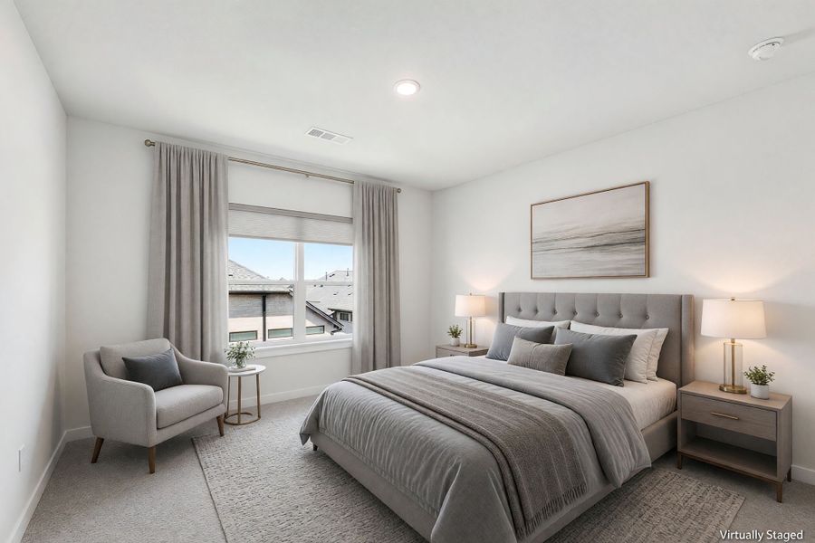 Furnished interior view inside a new home in Willow Grove Single-Family Homes, Melissa (Image 31).
