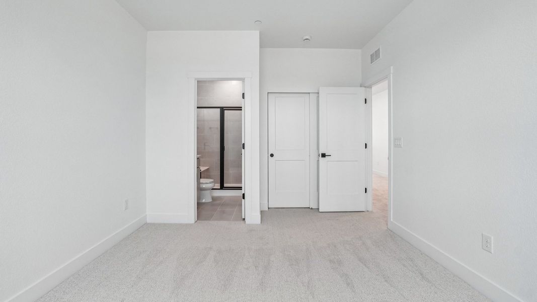 Furnished interior view inside a new home in Dillon Pointe - Journey, Broomfield (Image 23).
