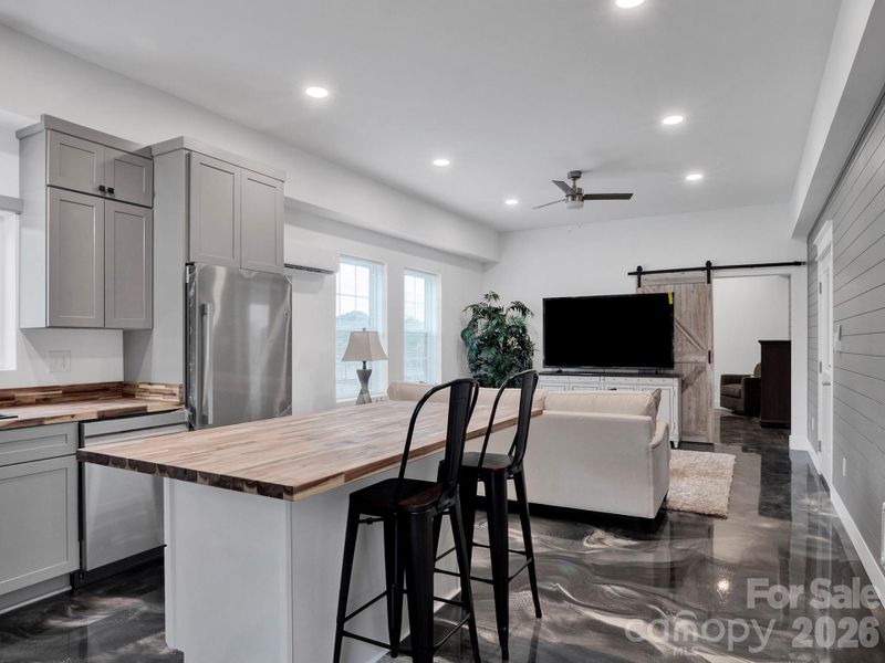 Furnished interior view inside a new home in , Clover (Image 21).