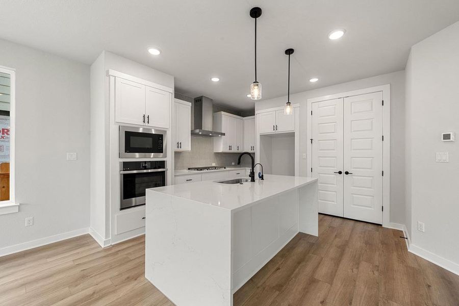 Furnished interior view inside a new home in Heritage, Dripping Springs (Image 14).