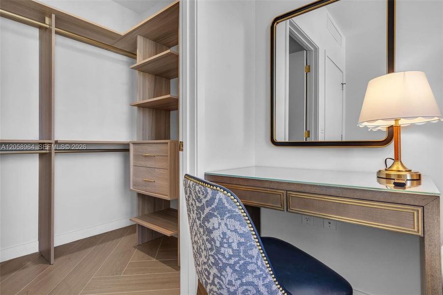 Furnished interior view inside a new home in , Miami (Image 14). Furnished interior view inside a new home in , Miami (Image 14).