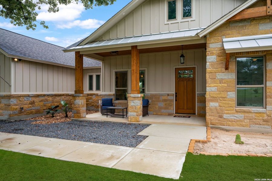 Exterior details and patio area of a home in , La Vernia (Image 22). Exterior details and patio area of a home in , La Vernia (Image 22).