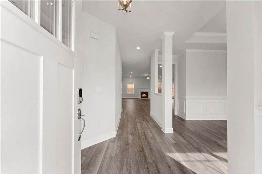 Spacious, unfurnished interior of a new home in Wood Creek Landing, Leland (Image 11).