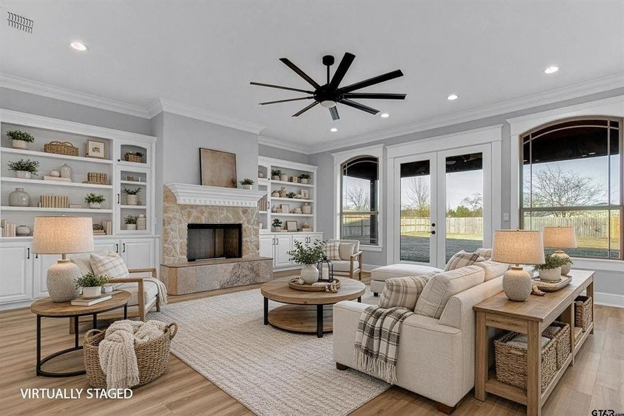 Furnished interior view inside a new home in , Hideaway (Image 5).