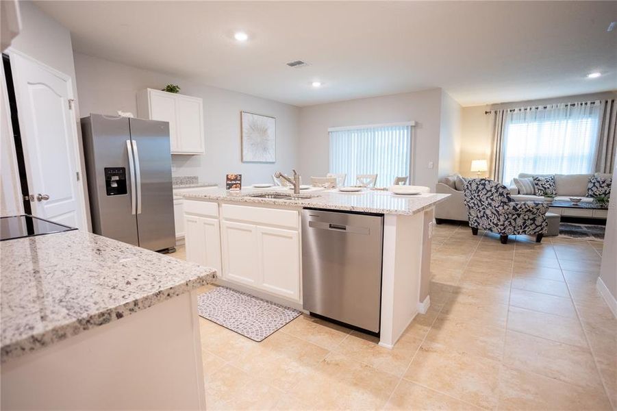 Furnished interior view inside a new home in Harmony West, St. Cloud (Image 5).