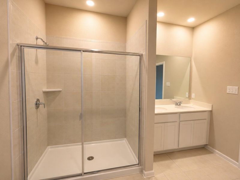 Walk-in Shower in Primary Bath Walk-in Shower in Primary Bath