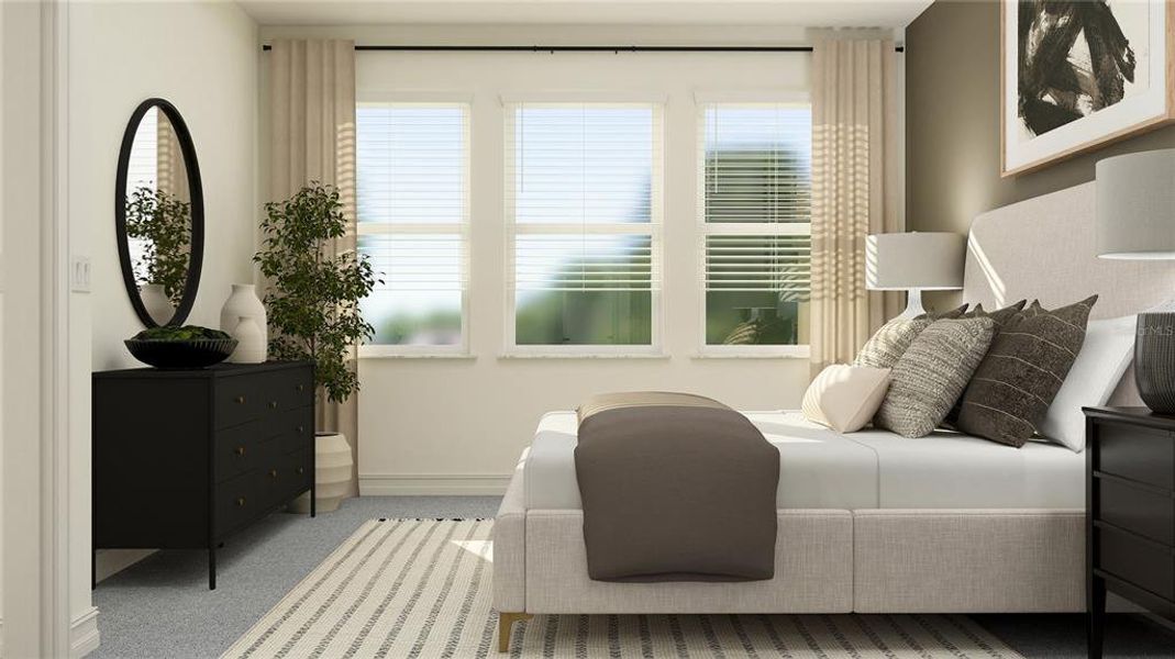 Furnished interior view inside a new home in Two Rivers, Zephyrhills (Image 5). Furnished interior view inside a new home in Two Rivers, Zephyrhills (Image 5).