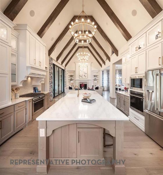 Furnished interior view inside a new home in Mustang Lakes, Celina (Image 11).