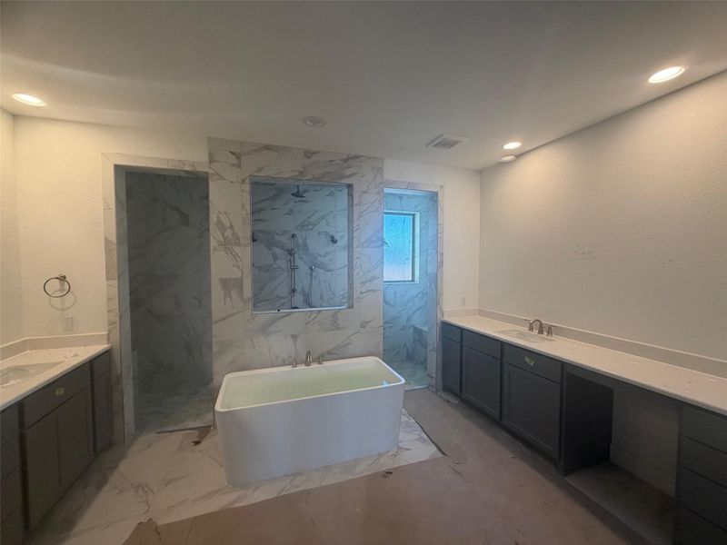 In-progress construction of a new home in Leander Estates, Leander, TX (Image 26).