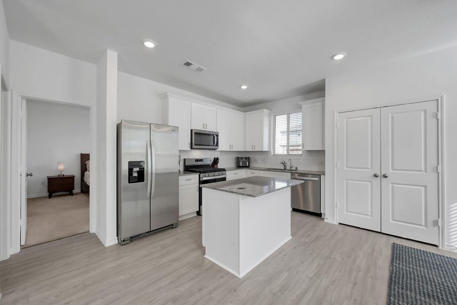Furnished interior view inside a new home in Mavera, Conroe (Image 19).