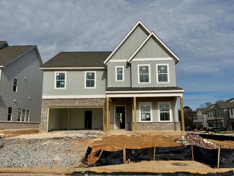 Front Exterior Construction Progress